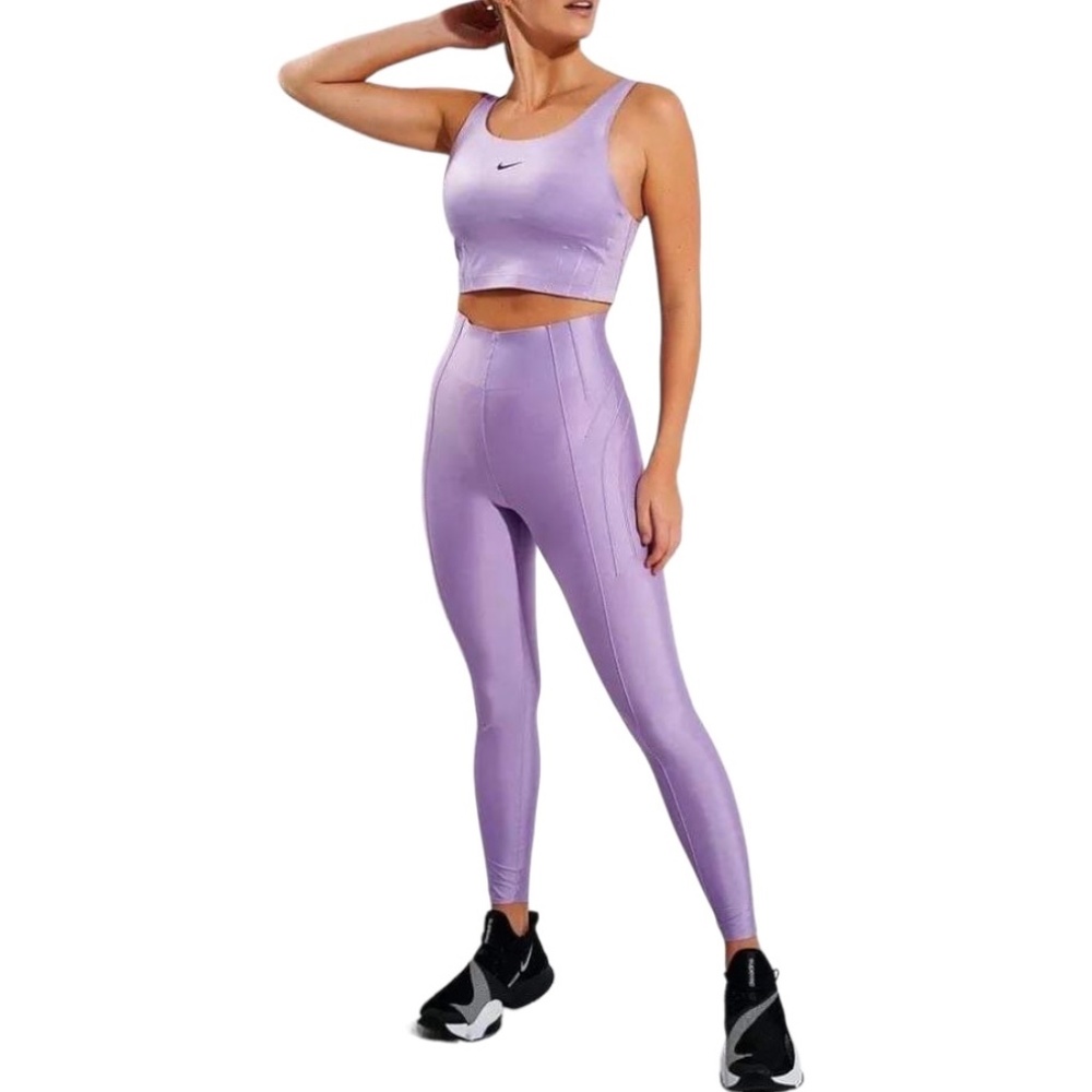 NIKE Swoosh City Ready Purple Tights